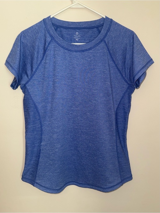 Talbots Tops - T by Talbots Active Tee Shirt Women’s Medium Petite MP Blue Short Sleeve Workout